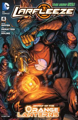 SHX Larfleeze Comic Issue 4 The New 52 Revolt of the Orange Lanterns