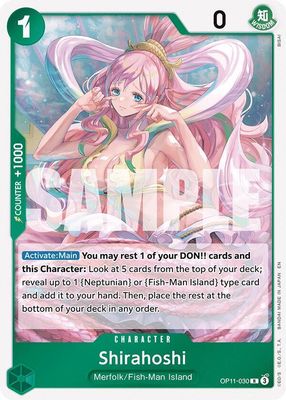 Shirahoshi (030) - A Fist of Divine Speed (OP11) A Fist of Divine Speed Foil