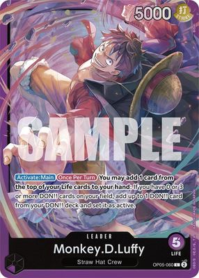 GA Monkey.D.Luffy (OP05-060) - Starter Deck 18: PURPLE Monkey.D.Luffy (ST-18) Starter Deck 18: PURPLE Monkey.D.Luffy Foil