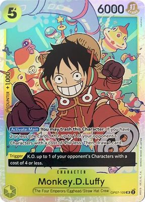 SJ500 Monkey.D.Luffy (109) - 500 Years in the Future (OP07) 500 Years in the Future Foil