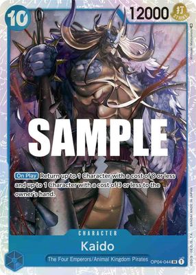Kaido - Kingdoms of Intrigue (OP04) Kingdoms of Intrigue Foil