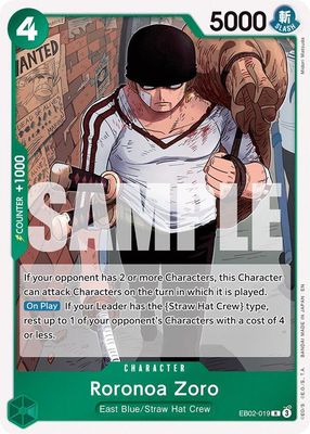 GA1k Roronoa Zoro - Extra Booster: Anime 25th Collection (EB-02) Extra Booster: Anime 25th Collection Foil