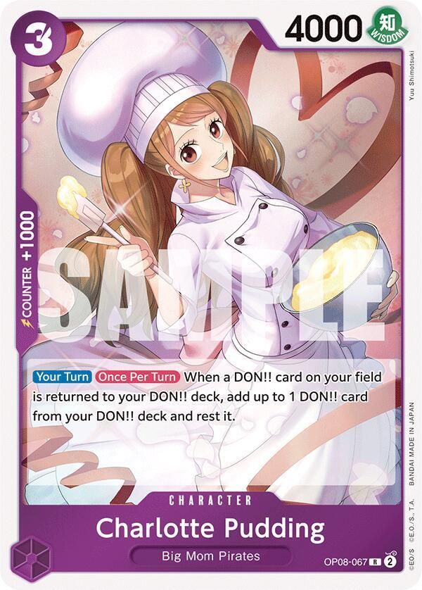 GA300 Charlotte Pudding (067) - Two Legends (OP08) Two Legends Foil