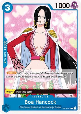 SJ1k Boa Hancock (ST03-013) (Jolly Roger Foil) - Premium Booster -The Best- (PRB-01) Premium Booster -The Best-