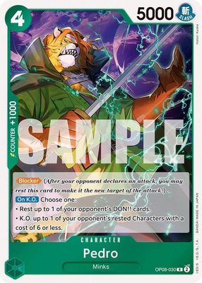 GA300 Pedro - Two Legends (OP08) Two Legends Foil