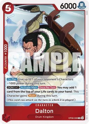GA300 Dalton - Two Legends (OP08) Two Legends Foil