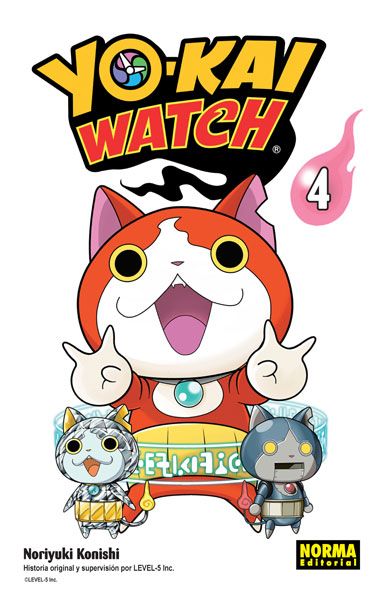 SHX4-2k Yokai Watch Manga Volumen 4 Espanol Norma
