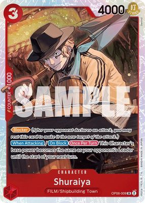 SJ-2k Shuraiya - Wings of the Captain (OP06) Wings of the Captain Foil
