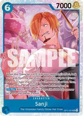SJ-2k Sanji - A Fist of Divine Speed (OP11) A Fist of Divine Speed Foil