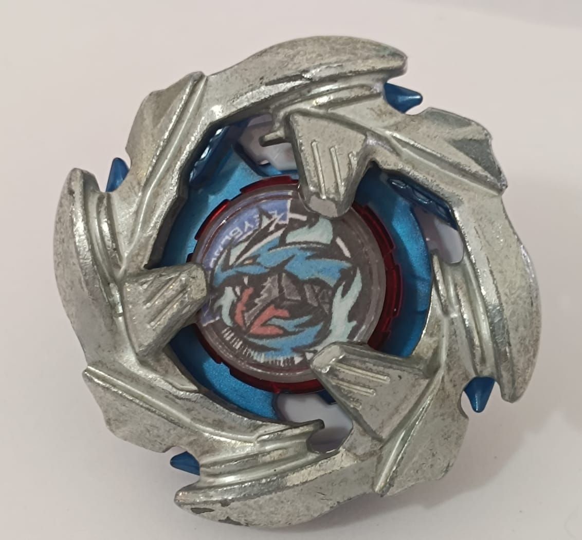 SHB-4k Beyblade Azul X Cobalt Dragoon 2-60C.  Giro a la izquierda.