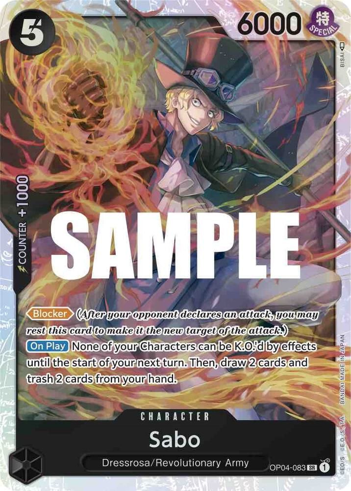 SJ-3k Sabo - Kingdoms of Intrigue (OP04) Kingdoms of Intrigue Foil