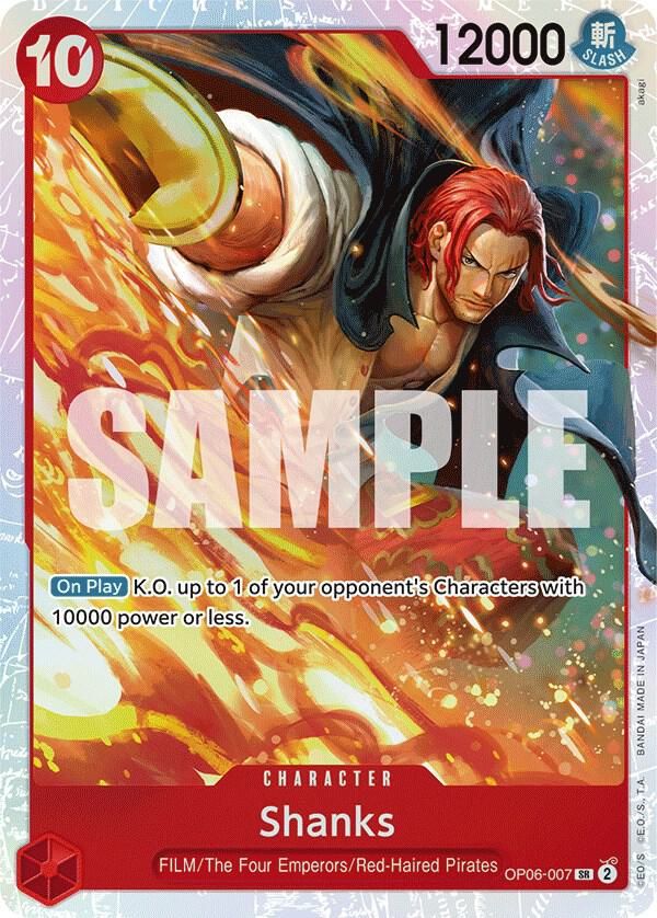 SJ-2k Shanks - Wings of the Captain (OP06) Wings of the Captain Foil