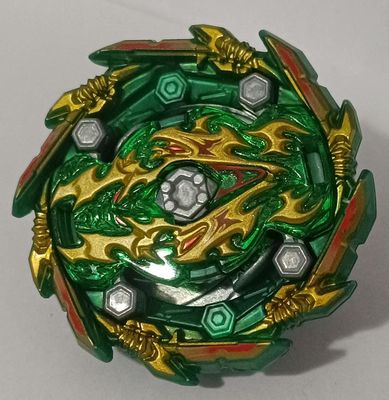 SHB-4k, Beyblade Verde y Dorado Bushin Ashura Hr.Kp Ten