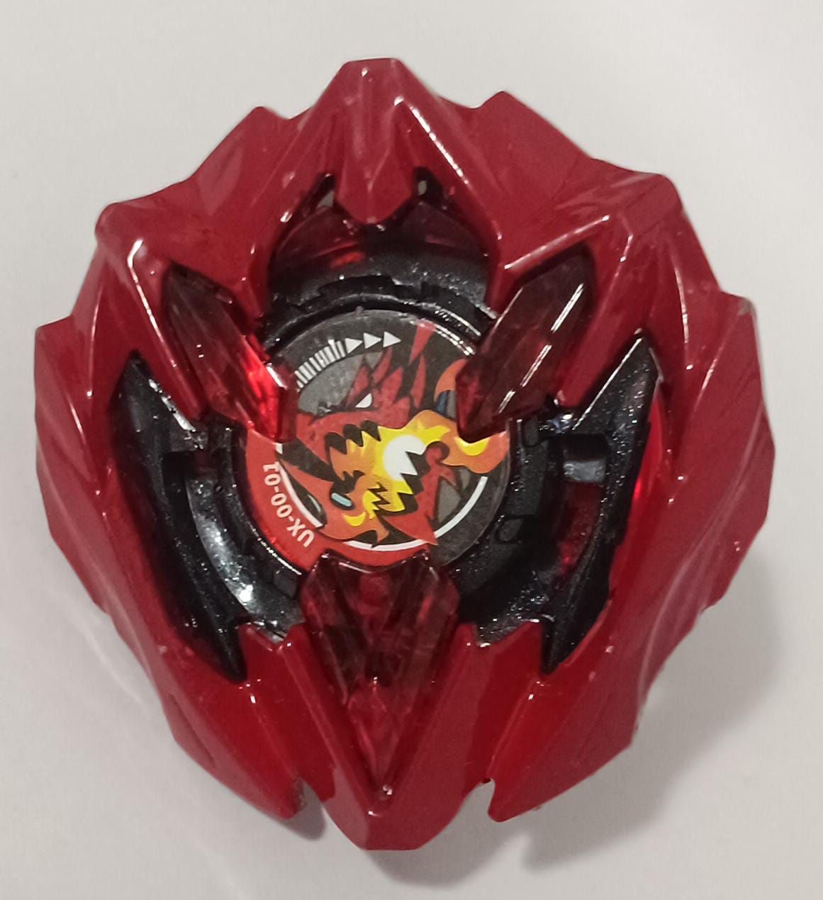 SHB-4k Beyblade Rojo con Negro Beyblade X UX-00-01 Dran Buster Scythe