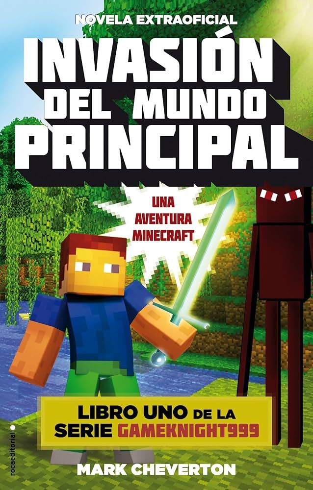 SHX4-500 Invasion del Mundo Principal Libro Minecraft Libro Usado