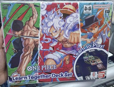 SJ Learn Together Deck Set One Piece Card Game Nuevo Sellado