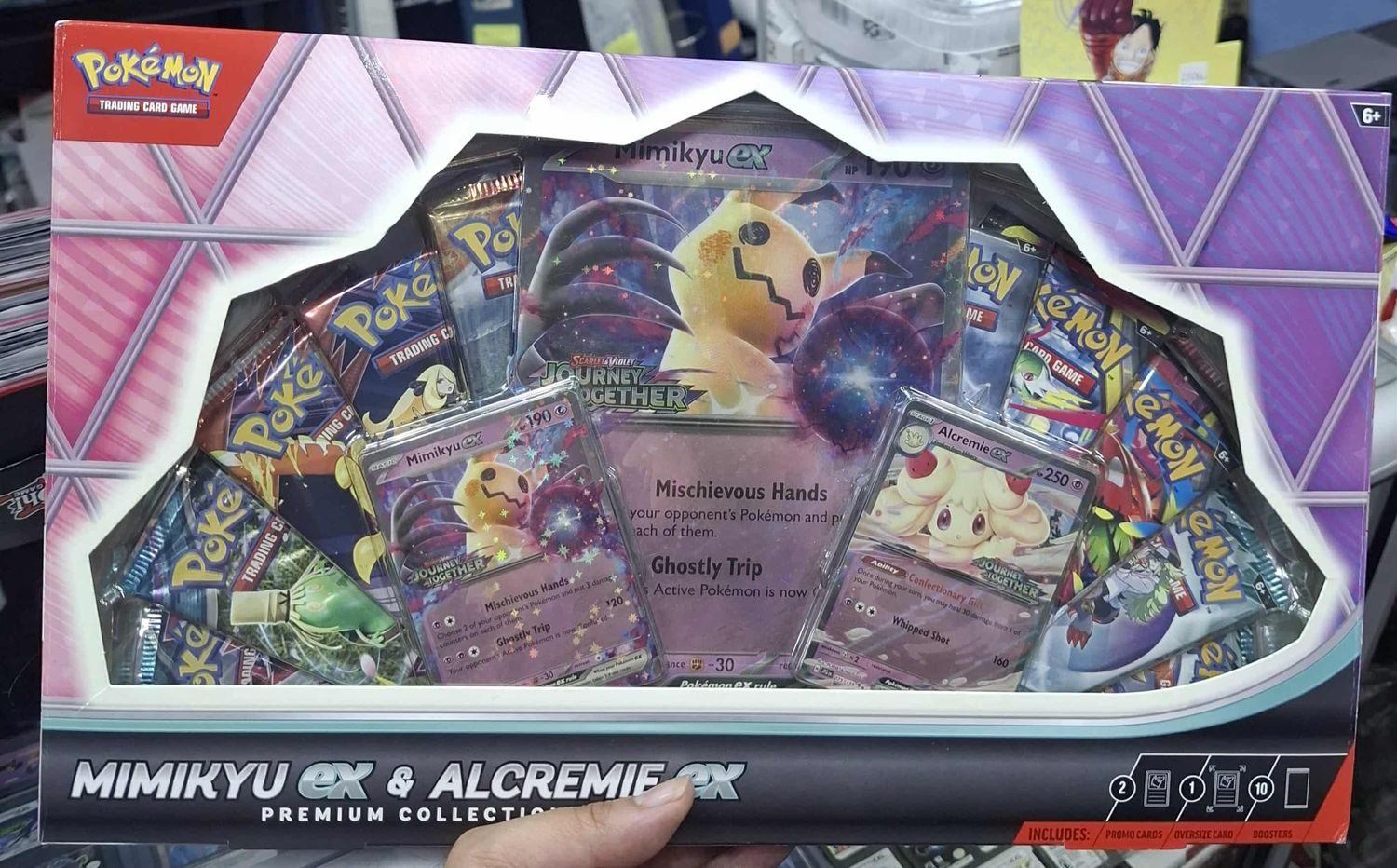 SJ Mimikyu ex Alcremie ex Premium Collection Box