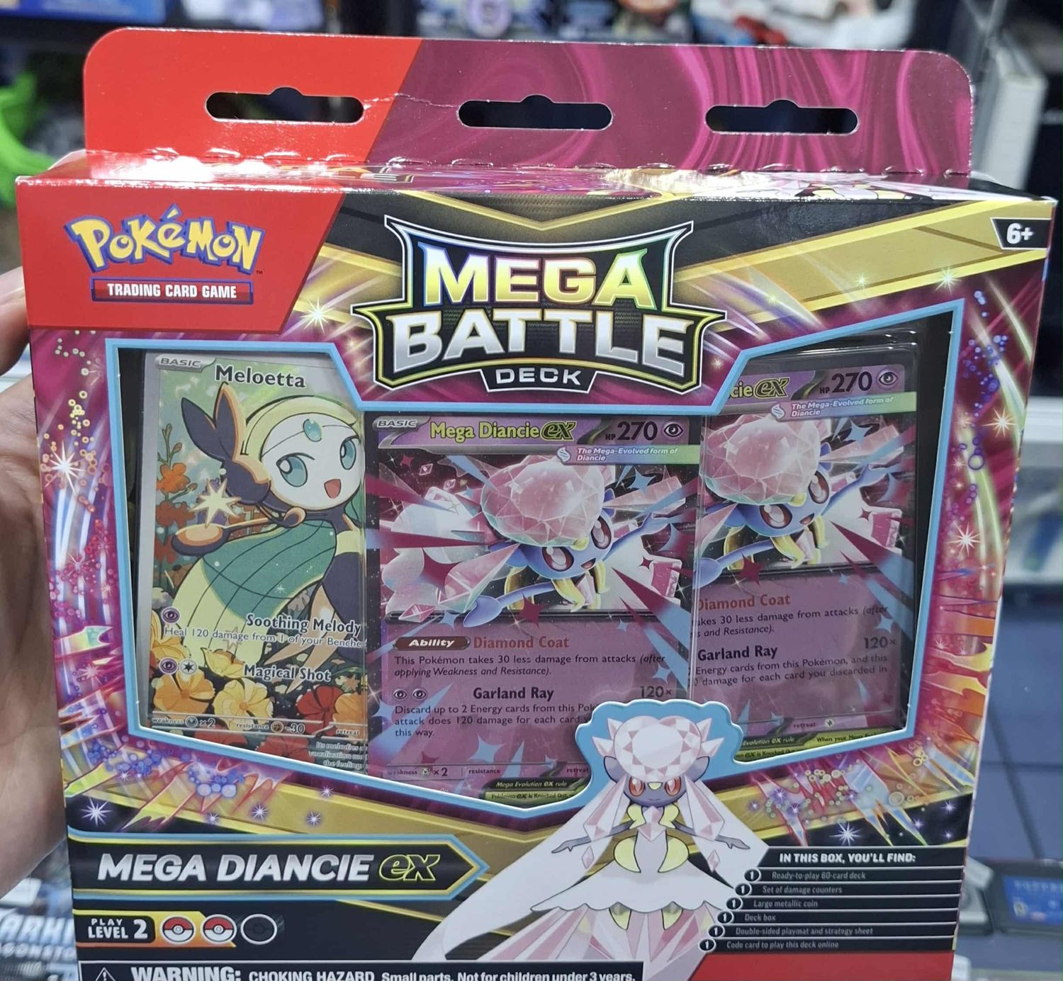 SJ Mega Battle Deck Mega Diancie ex Nuevo Sellado Pokemon TCG