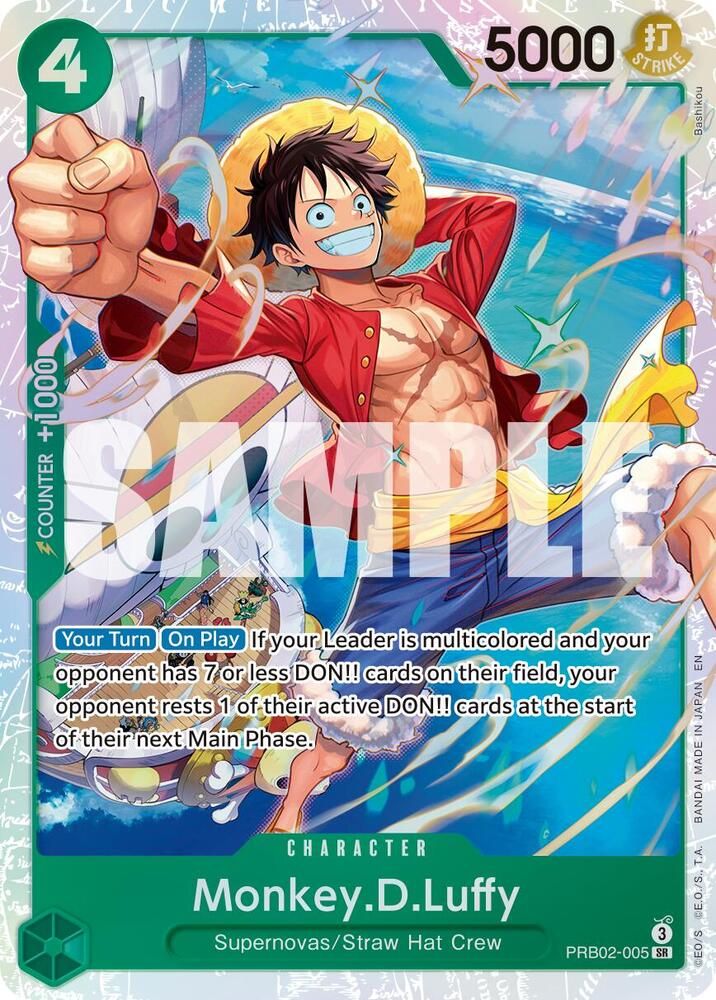 SJ-GA Monkey.D.Luffy - PRB02-005 - Premium Booster -The Best- Vol. 2 (PRB-02) Premium Booster -The Best- Vol. 2 Foil