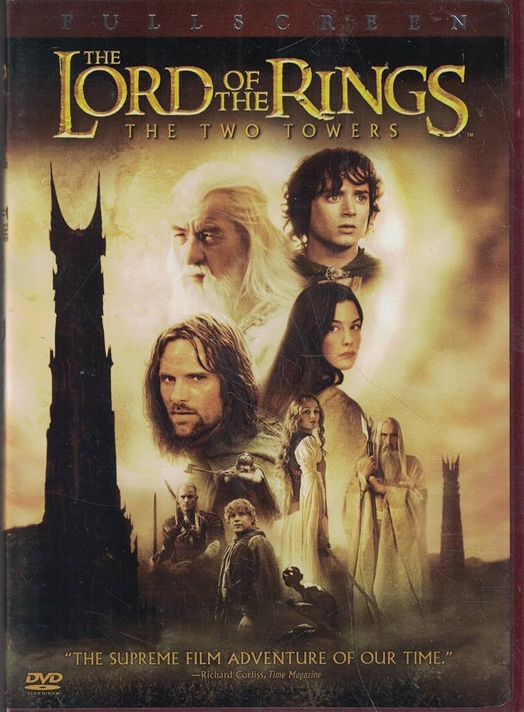 BA35-500 The Lord of the Rings The Two Towers DVD Usado Completo Ingles