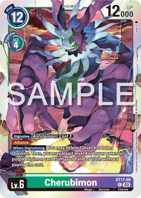 SJ-GA1k Cherubimon - Starter Deck 17: Double Typhoon Advanced Deck Set (ST-17) Starter Deck 17: Double Typhoon Advanced Deck Set Foil