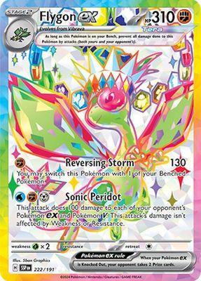 SJ Flygon ex - 222/191 - SV08: Surging Sparks (SSP) SV08: Surging Sparks