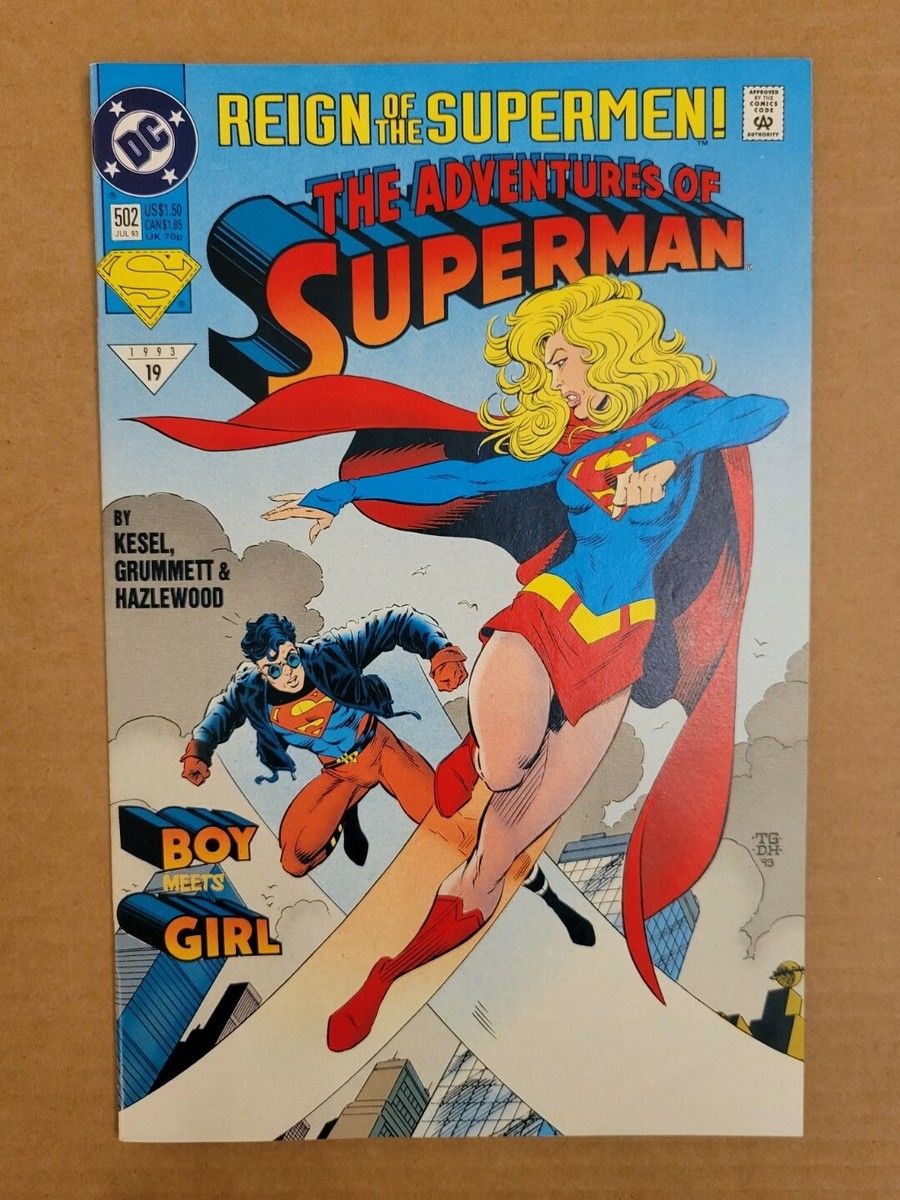 BAF1 The Adventures of Superman Comic Issue 502 Reign of the Supermen