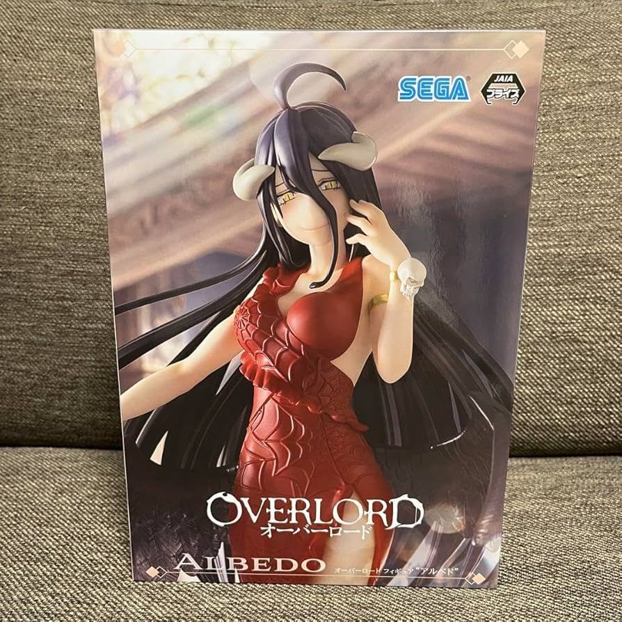 BA36 Albedo Figura Sega Overlord Figura Red Dress