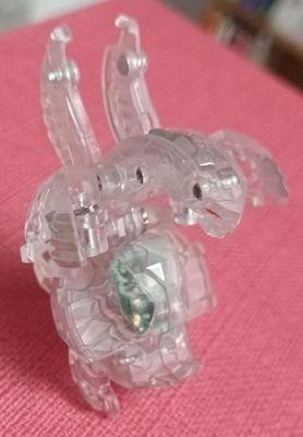 SHB-4k Bakugan Transparente 3 Bakugan Bakugan Evolutions.  Haos (luz).