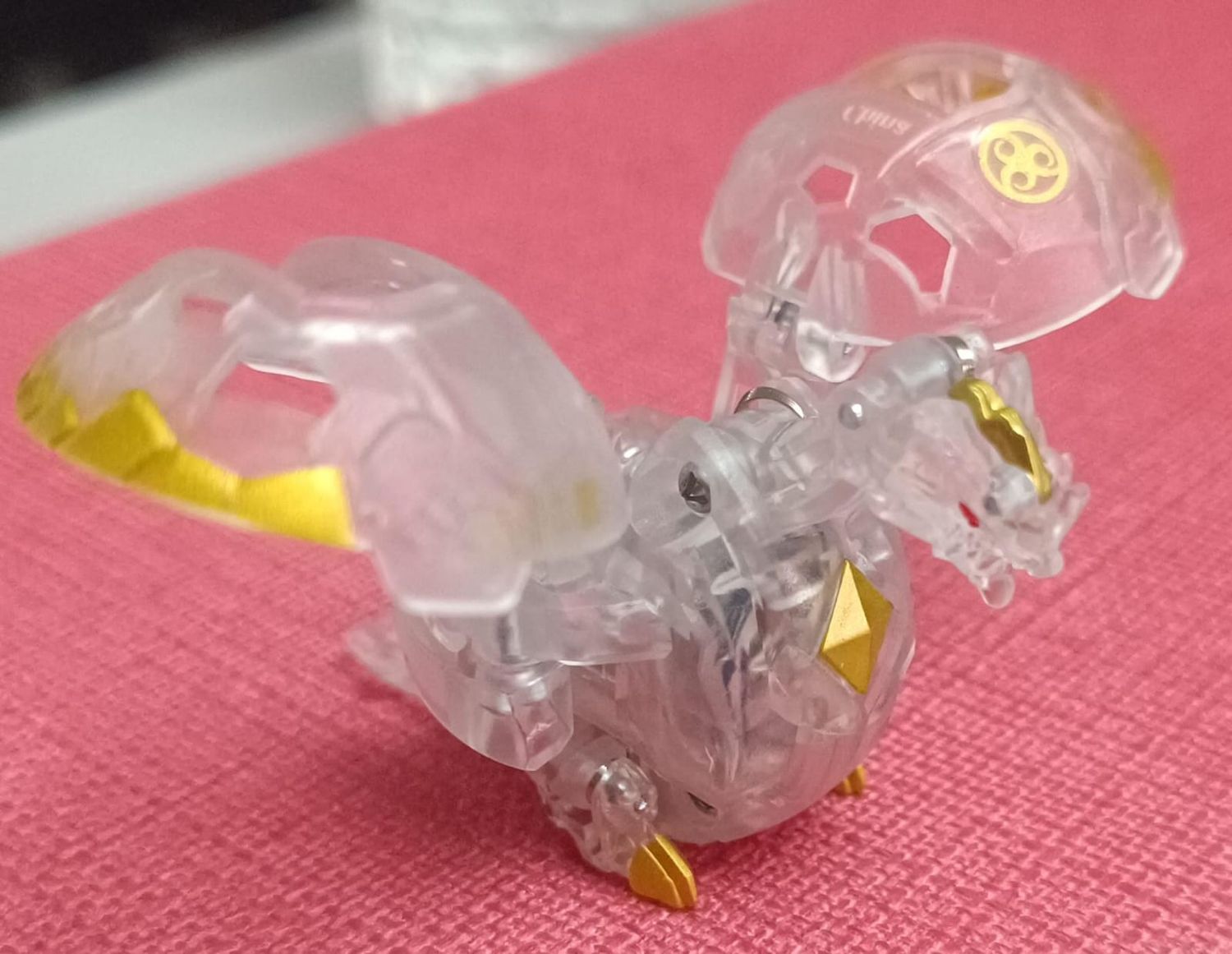 SHB-4k Bakugan Transparente 2 Bakugan Bakugan Evolutions.  Haos (luz).