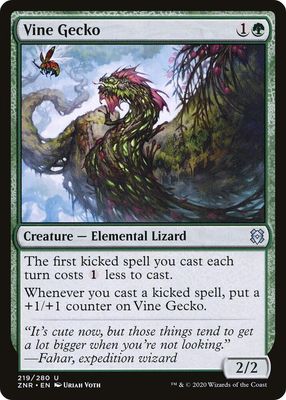 Vine Gecko - Zendikar Rising (ZNR) Zendikar Rising
