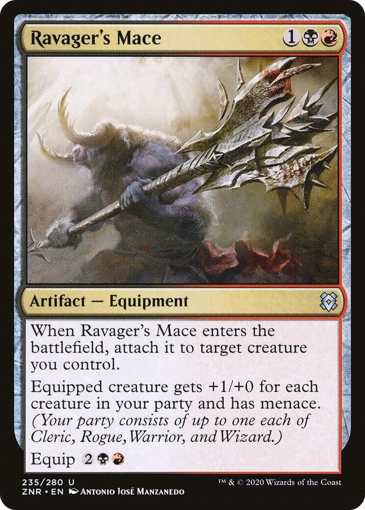 Ravager&#39;s Mace - Zendikar Rising (ZNR) Zendikar Rising