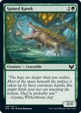 Spined Karok - Strixhaven: School of Mages (STX) Strixhaven: School of Mages Foil