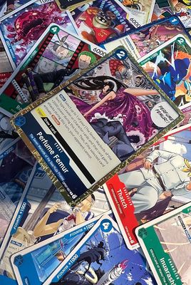 One Piece Lote de 120 Cartas al Azar