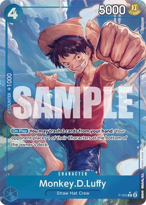 SJ Monkey.D.Luffy (P-055) (Full Art) - Premium Booster -The Best- (PRB-01) Premium Booster -The Best- Foil