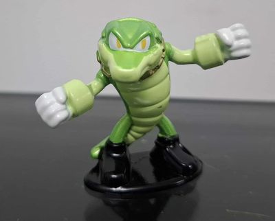 SHX Vector the Crocodile Figura Nano Metalfigs Jada Toys Sonic Figura The Hedgehog Figura de Metal