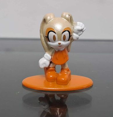 SHX Cream Figura Nano Metalfigs Jada Toys Sonic Figura The Hedgehog Figura de Metal