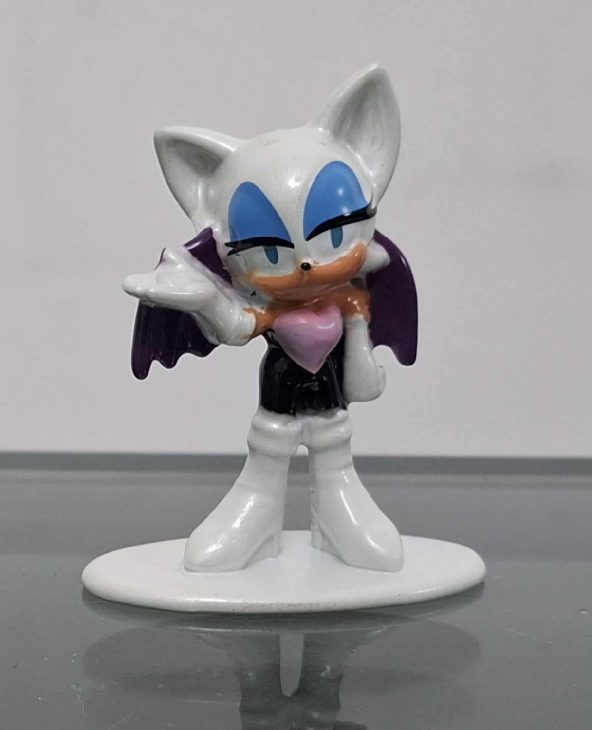 SHX Rogue Figura Nano Metalfigs Jada Toys Sonic Figura The Hedgehog Figura de Metal