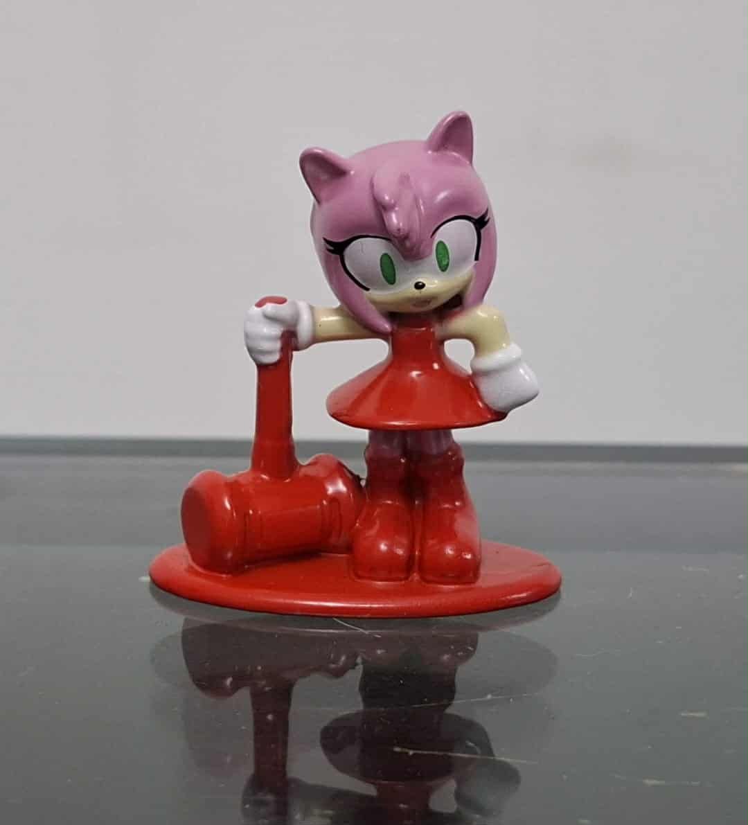 SHX Amy Figura Nano Metalfigs Jada Toys Sonic Figura The Hedgehog Figura de Metal