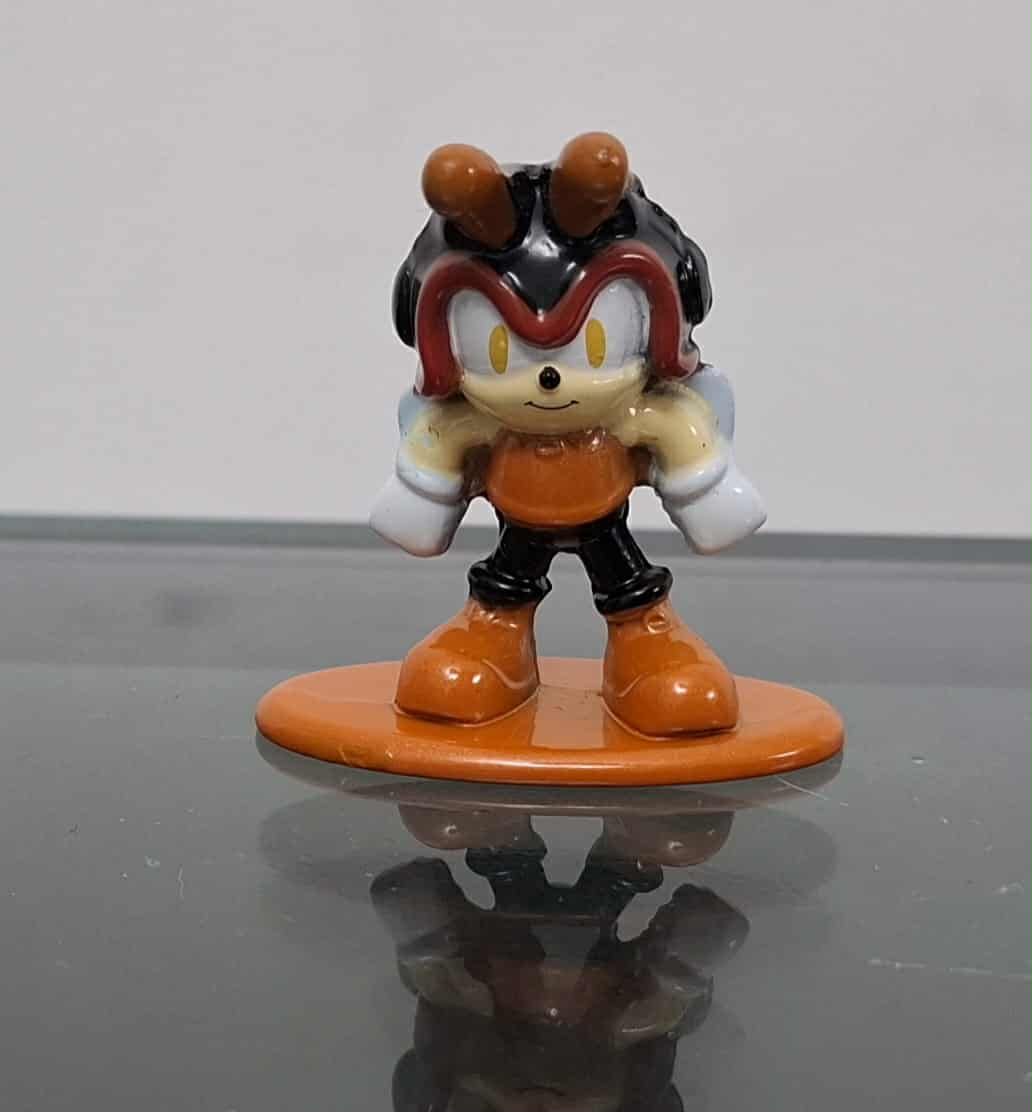 SHX Charmy Bee Figura Nano Metalfigs Jada Toys Sonic Figura The Hedgehog Figura de Metal