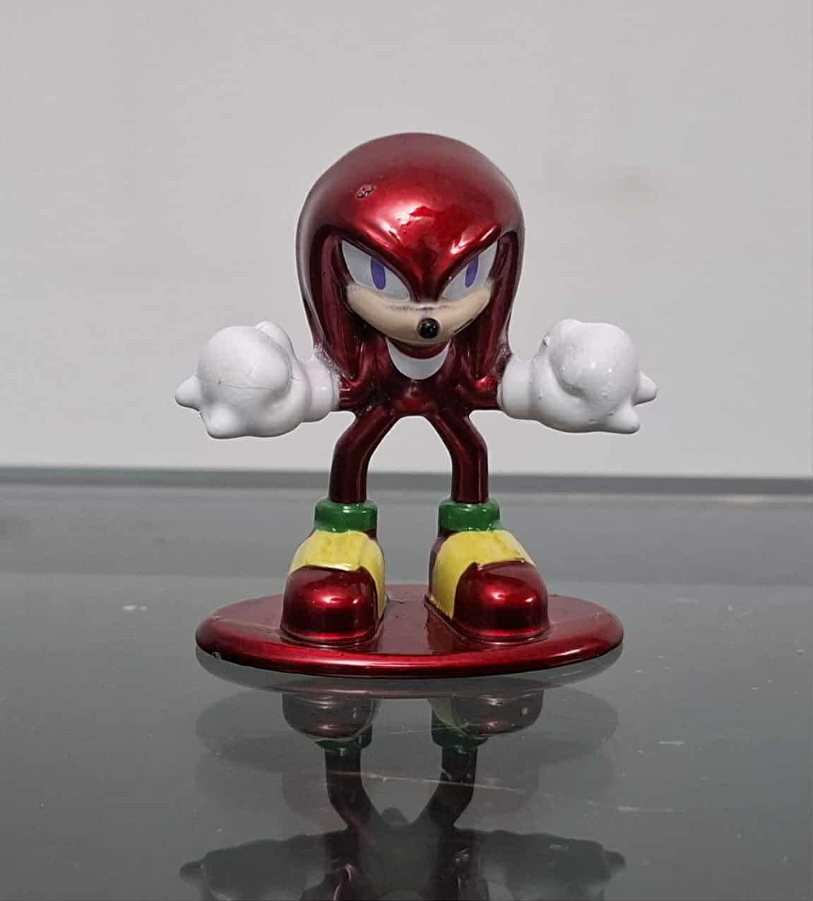 SHX Knuckles Figura Nano Metalfigs Jada Toys Sonic Figura The Hedgehog Figura de Metal