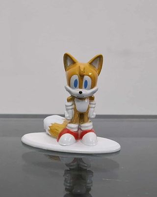 SHX Tails Figura Nano Metalfigs Jada Toys Sonic Figura The Hedgehog Figura de Metal