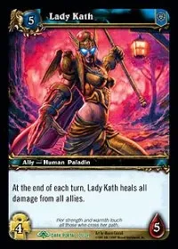 Lady Kath World of Warcraft Card