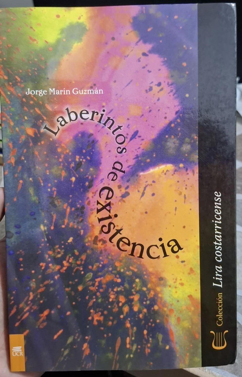 SHX2 Laberintos de Existencia Libro Jorge Marin Guzman Coleccion Lira Costarricense