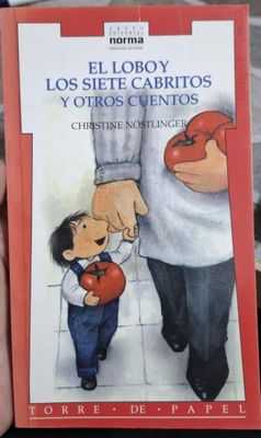 SHX2 El Lobo y los Siete Carritos y Otros Cuentos Libro Christine Hostlinger Norma Torre de Papel