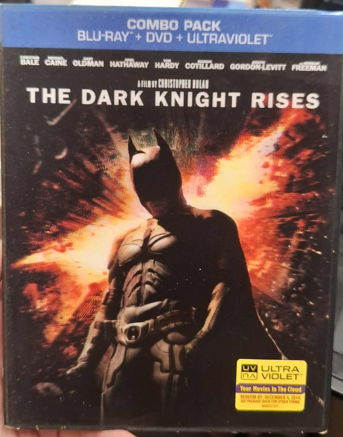 SHX2 Batman The Dark Knight Rises Blu Ray Usado Completo Espanol Ingles Frances