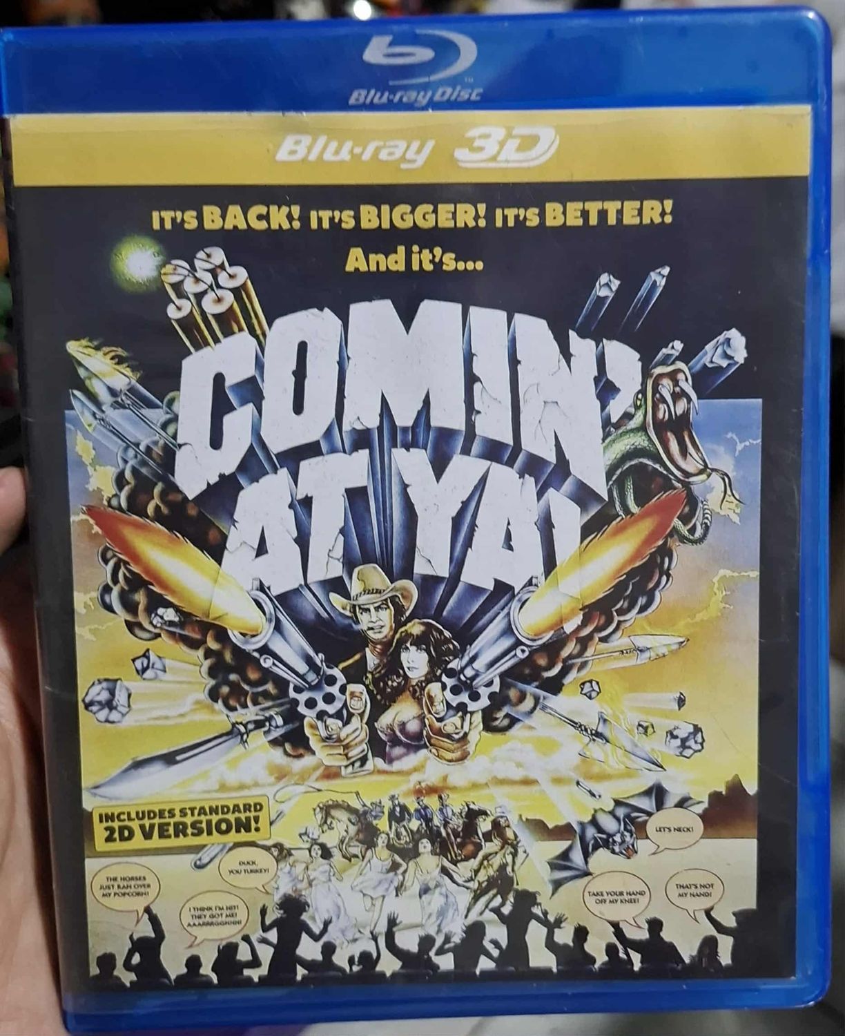 BA35 Comin at Ya! Blu Ray Usado Completo Ingles