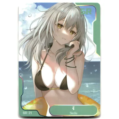 SJ Senpai Goddess Haven 6 Card Goddess Story Anime Waifu SR-21 Stelle
