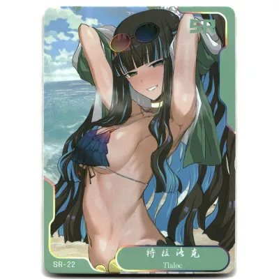 SJ Senpai Goddess Haven 6 Card Story Anime Waifu Attention SR-22 Tlaloc