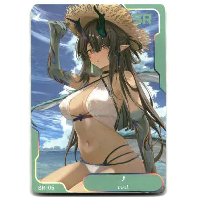SJ Senpai Goddess Haven 6 Card Goddess Story Anime Waifu SR-05 Dusk